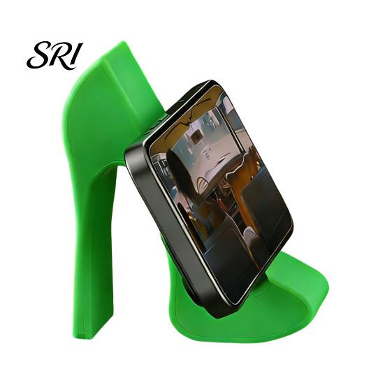Unique Phone Stand Shoe Holder 3D Printed High Heel Shaped Dock for Desk Cell Display Home Office Table Durable