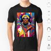 Missy Elliot T Shirt 6xl Cotton Cool Tee Portrait Woman Headphones Sunglasses Fashion Vibrant Colorful Geometric Style Missy