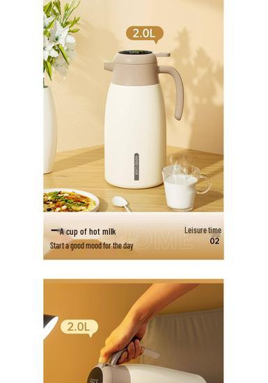 Personalized Large Capacity Stainless Steel Thermos Flask for Home and Dorm Use