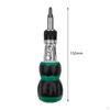 Mini Short Screwdriver Ratchet Multi-function Telescopic Household
