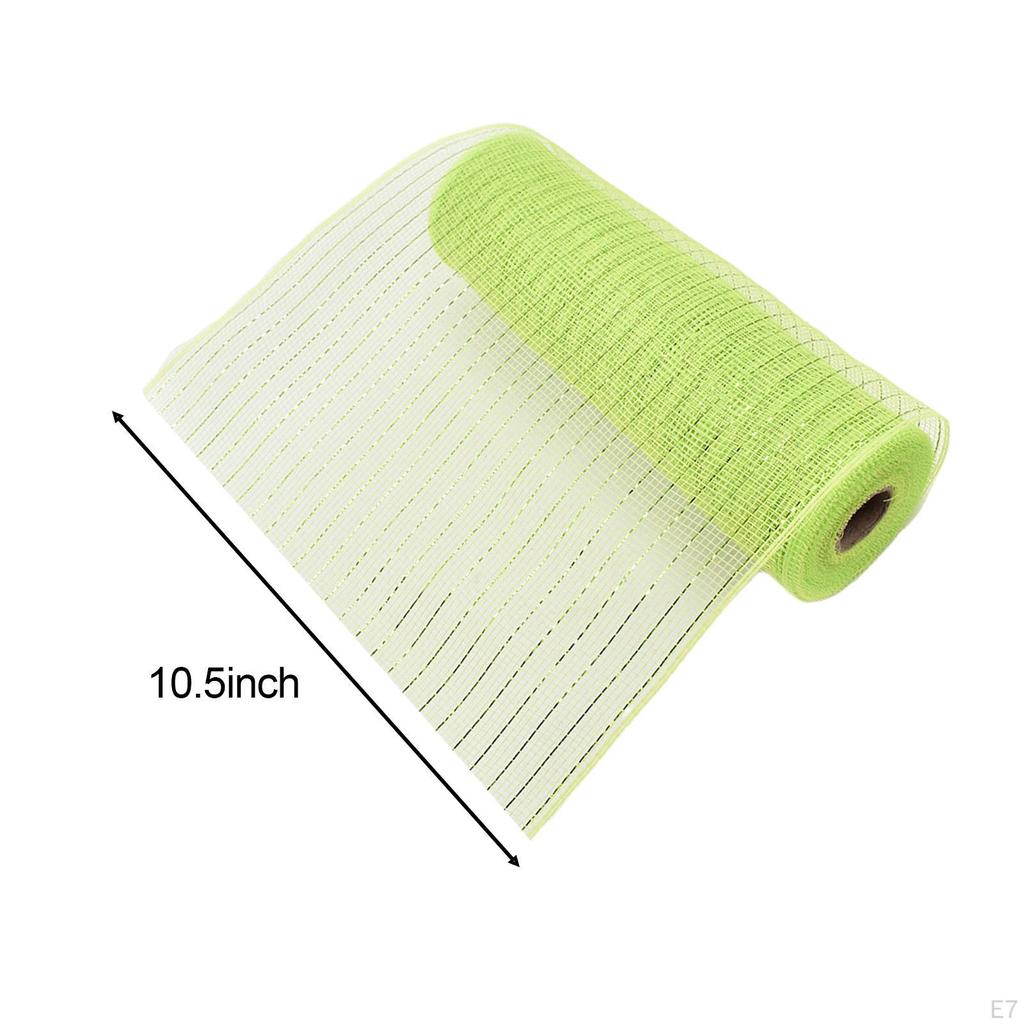 Mesh Ribbon Decor DIY Handmade Foil Easter Day Decoration for Bows Decorating Garland Craft