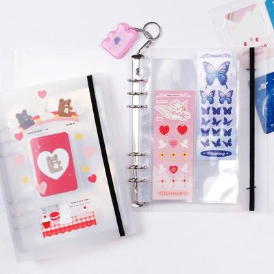 BND KOREA A5 DECO POCKET Fotokartenbuch Polaroid Siegel Aufkleber Binder Album Kartenetui Halter Organizer