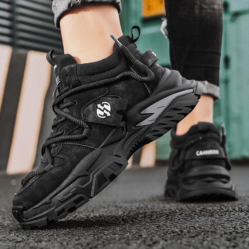 Martin Boots Men's Autumn 2024 High-top British Style Big Yellow Boots Men's Casual Kick Can't Be Rotten Medium-help Tooling Boots