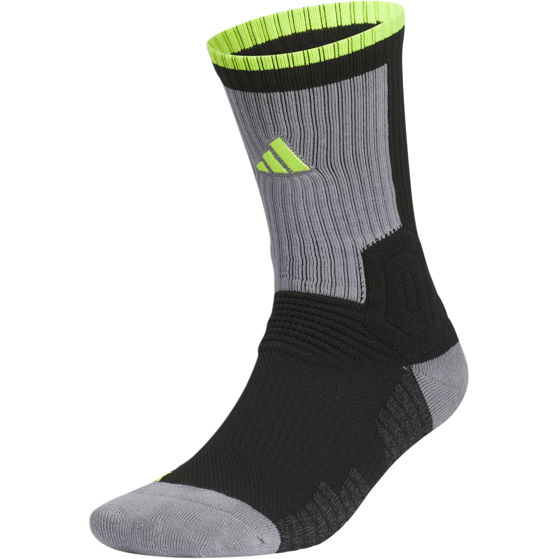 Adidas BASKETBALL CREW SELECT SOCKS Basketball Socks Unisex 1 Pack Black JP0135 L