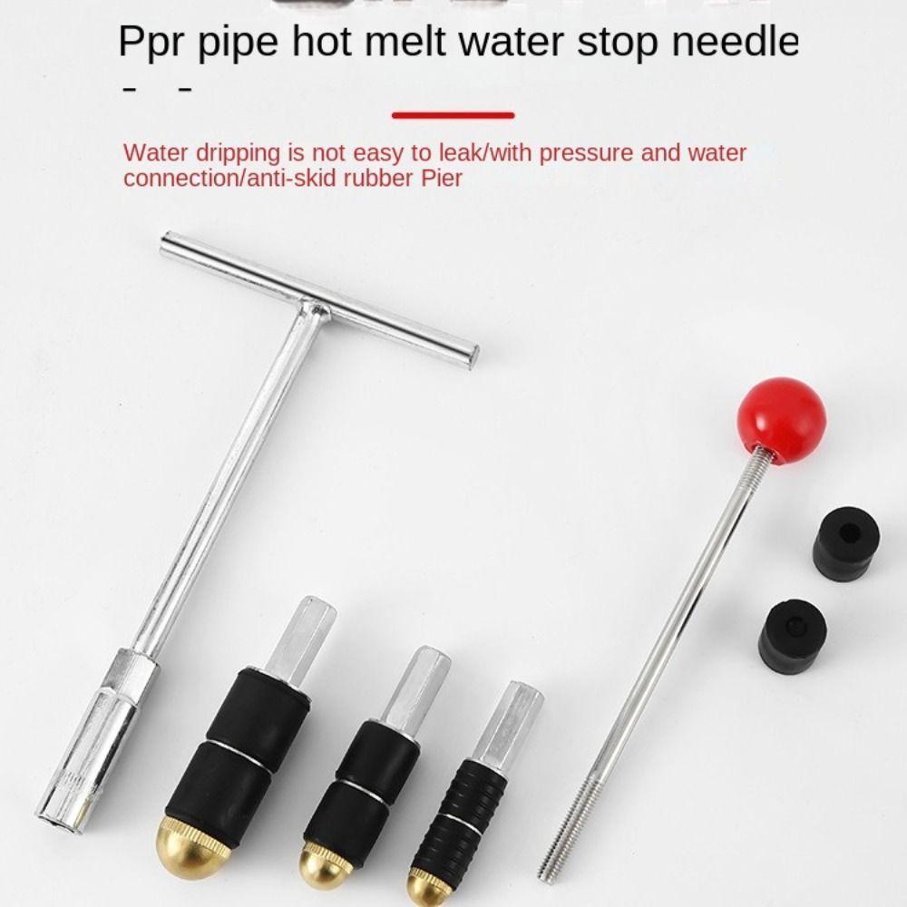 20/25/32 Hot-melt Water Stop Pin Metal Repair Plumbing Tool Set Water Stop Needle  Water Pipes