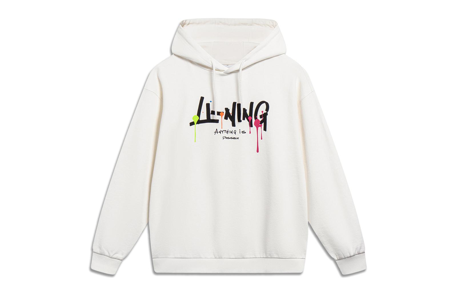 Свитшот Li Ning Sports Life Collection Унисекс Слоновая кость AWDT559-1 L