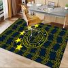 1pc Fenerbah?e Sports Club,Emblem,Pattern Office Carpet Soft Polyester Entrance Carpet Washable Non