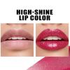 Pearlescent Lipstick,Silky Fine Glitter Lipstick Non-stick Cup Long-lasting Moisturizing Lipstick Non-fading Glitter Lipstick 10 Colors