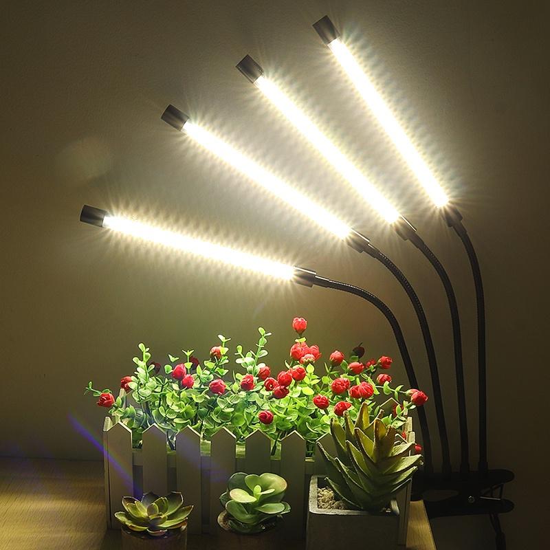 Full Spectrum Multi-Head LED Grow Light Clip Light USB DC 5V For Plants Sunshine Light LED Plant Lamps Waterproof