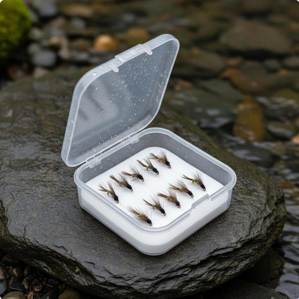 10 piece Wet Fly Fishing lure Lifelike Design Attractor with hook
