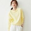 Women's Apricot Loose Fit Round Neck Sweatshirt
