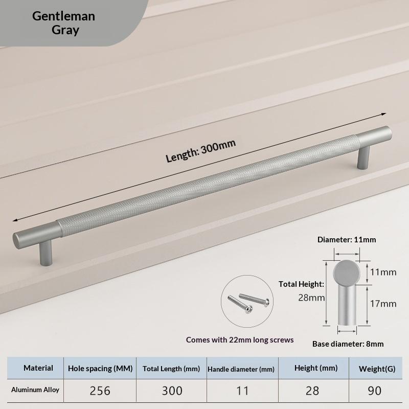 Nordic Wardrobe Handles–Gold Copper & Black Drawer Knobs Extended American-Style Aluminum Alloy Cabinet Pulls Furniture Hardware