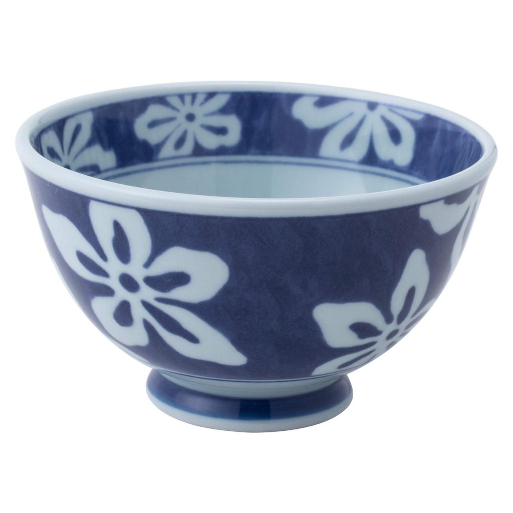 Saikai Pottery Hasami Ware Dyeing and Nishikie Pattern Lightweight Rice Bowls Set of 5 52642