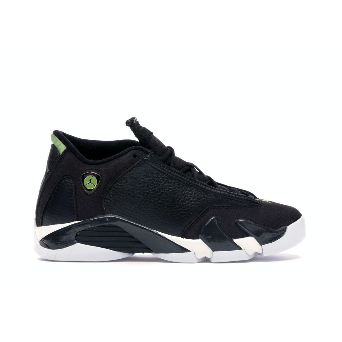 

Детские кроссовки Air Jordan 14 Retro BG Indiglo 2016 Black White Vivid-Green 487524-005