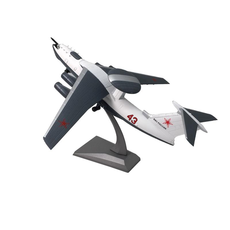 1/200 Scale Soviet A-50U AWACS Aircraft Model Diecast Metal Military Plane Finished Decorative Ornament Collect Gift