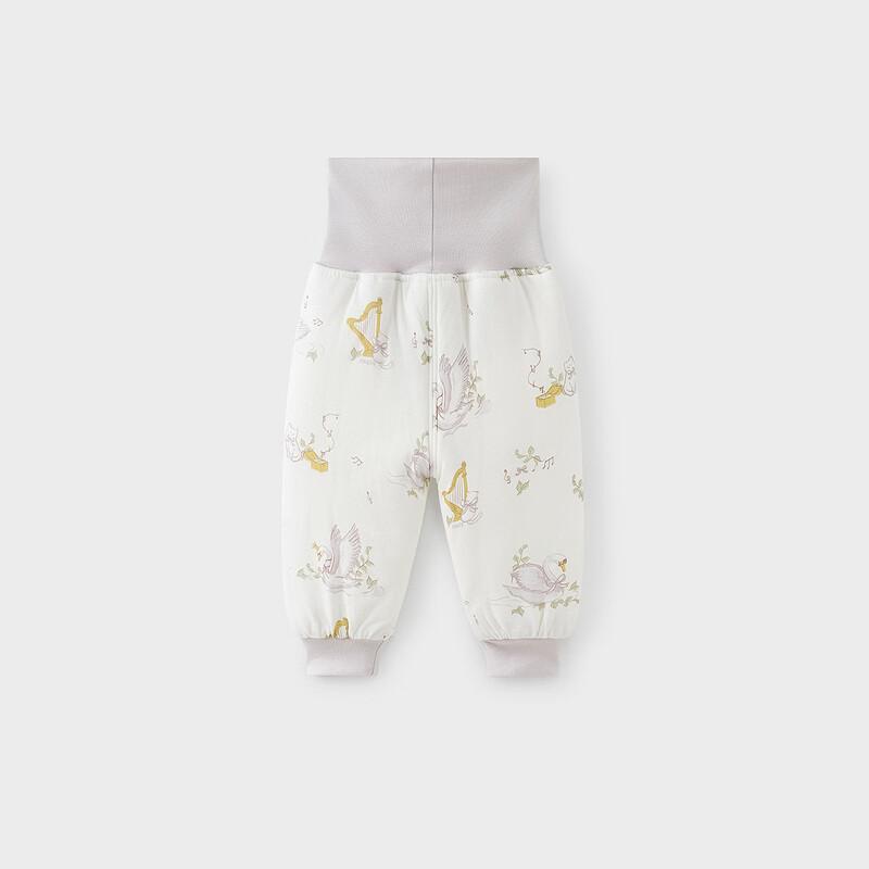 TONGTAI Baby Unisex High-Waist Quilted Long Pants