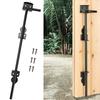Black Coated Package Contents Gate Drop Rod Steel Black Convenient Use Easy Install Fitment Gate Drop Rod Wood Fence