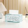 Non-Slip Clear Tissue Box Dust Resistant Tissue Storage Case Facial Tissue Holder  Living Room