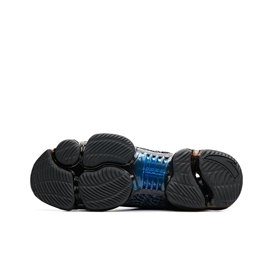 Anta Lightweight Breathable Comfortable Low-Top Running Shoes Men Sneakers Black Blue 91835507-3