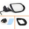 Auto Links Rechts Hinten Beheizbares Spiegelglas Spiegelabdeckung Rahmen Blinkerleuchte Lampe Unten für Great Wall Haval F7 F7x