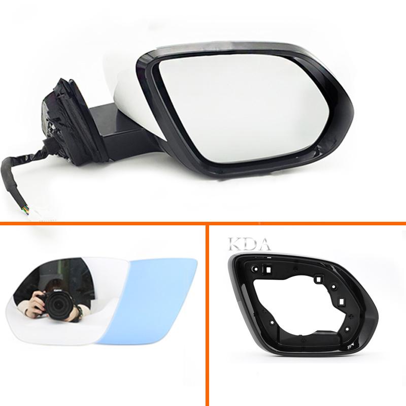 Auto Links Rechts Hinten Beheizbares Spiegelglas Spiegelabdeckung Rahmen Blinkerleuchte Lampe Unten für Great Wall Haval F7 F7x