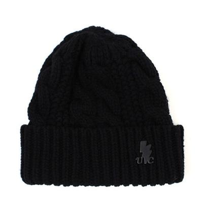 Universal Chemistry Wool Twist Black Beanie