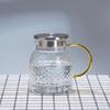 1.6L Glass Water Pitcher with Stainless Steel Lid