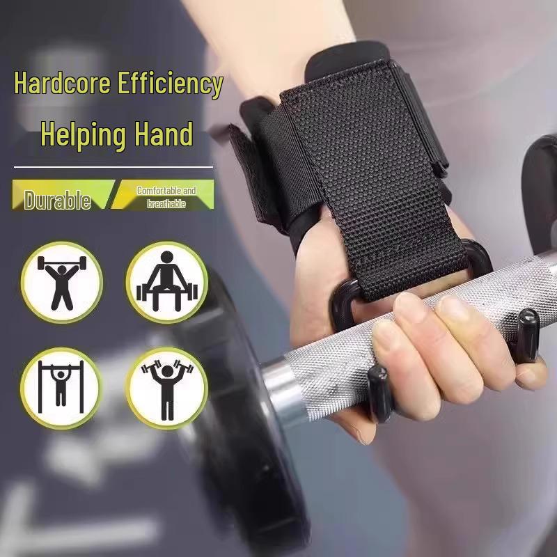 Kaymaz Barfiks & Deadlift Yardımcı Kavrama Kancalı Bileklikler