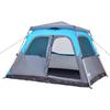 VidaXL Family Dome Tent 6 Person Blue Quick Release 4004234