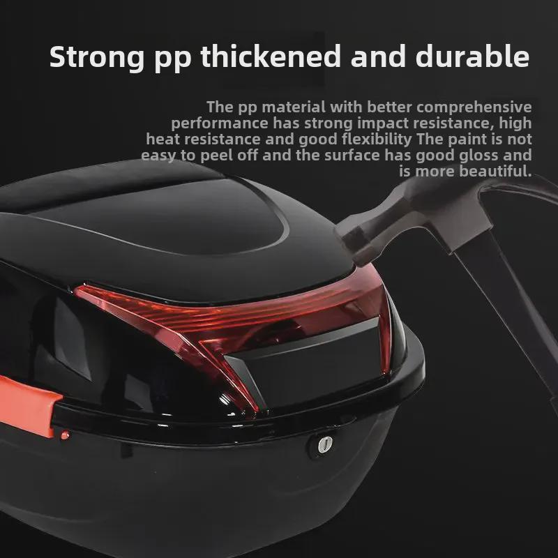 Emma Universal Electric Motorcycle Trunk - Large Pedal, Thick, Suitable for Tool and Battery Storage