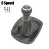 Neuer 5/6-Gang-Schaltknauf aus Leder, Gamaschen-Boot-Abdeckung für Volkswagen VW Passat B5 1998-2004, Auto-Styling-Zubehör