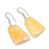 Natural Yellow Aventurine 925 Sterling Silver Jewelry Earring 1.69" AE-12454