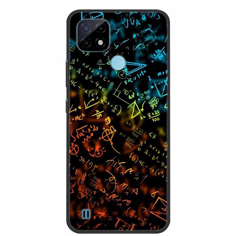 Pro Realme C21 Pouzdro Nárazuvzdorné Měkký silikon TPU Zadní kryt Pro Realme C31 C21Y C25S C25 Pouzdra na telefony Realme C21 C31 Roztomilý kreslený