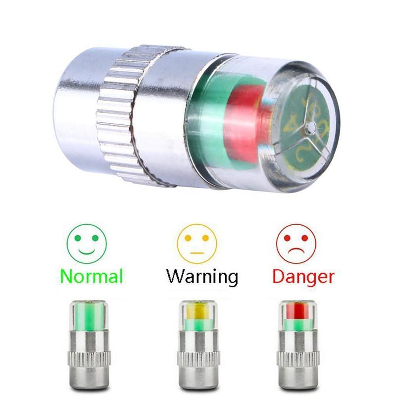 Cars Tire Air Pressure Monitor Alert 4/8/10 Pcs Tyre Cap Indicator Alert Air Pressure Gauge