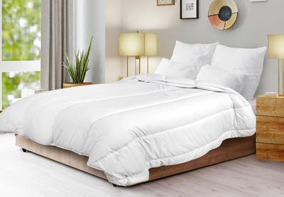 4-Jahreszeiten-Steppdecke, antiallergisch, 3 Größen, Mikrofaser-Silikon