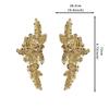 Gold Handmade Beads, Car Bone Line, Flower Clothing, Dress, Performance Clothing, Decorative Accessories, Cloth Stickers, Accessories