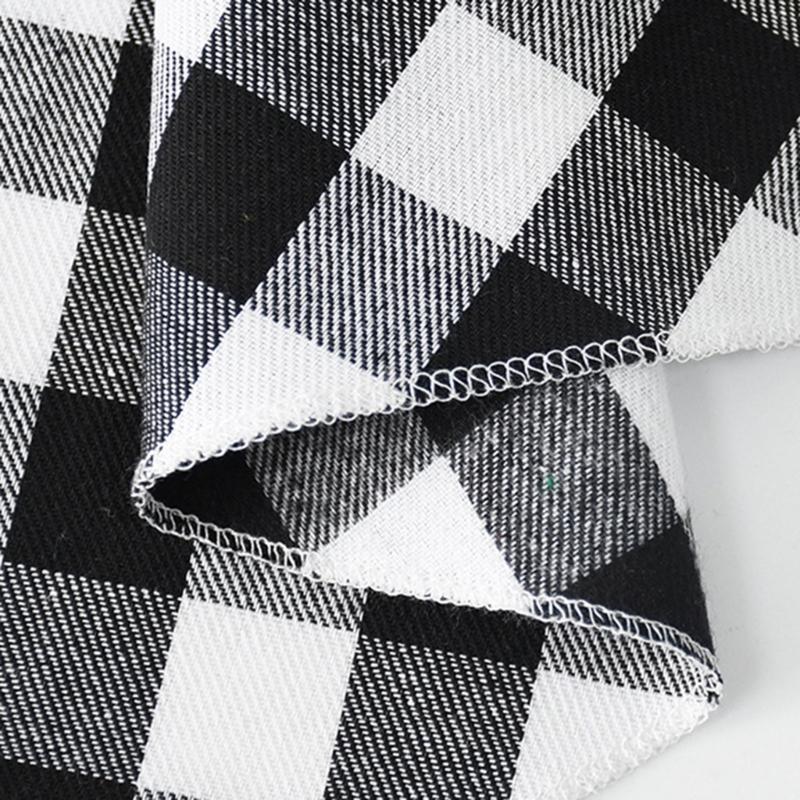 Dogs Checkered Scarf Pet Plaids Neckerchief Holiday Bandana Party Accessories