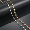 6mm Wide Dainty Stainless Steel Heart Necklace Link Chain for Women Gold/Silver Metal Jewelry Accessories on Neck Choker