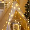 Outdoor LED Colorful Bubble String Lights for Festivals & Camping