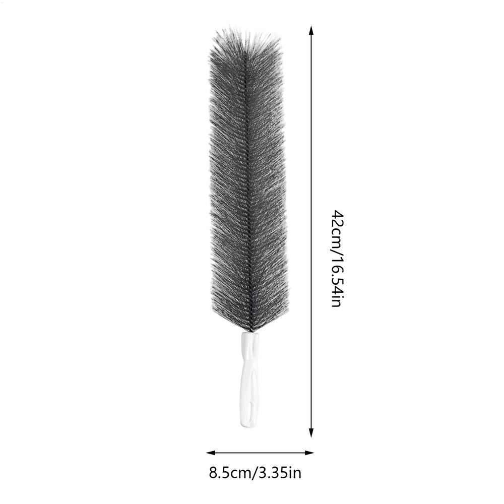 11x8.1cm Bendable Fan Cleaning Brush, Washable Microfiber Duster for Air Conditioner, Car Vent, Blinds & Shutter Multi-Use Tool