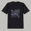 Emerging Trend Printing Cotton Short-sleeved T-shirt Women's New Street Style Art Daily Style Couple Tide Brand Breathable Tops