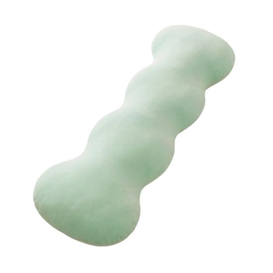 Adults Pea Pods Body Pillow Ice Silk Full Body Support Sleeping Pillow Ergonomic Soft Washable Cover Long Pillow for Side Sleepers