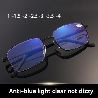 Lesebrille Männer Anti Blaue Strahlen Presbyopie Brillen Antifatigue Computer Brillen mit +1,5 +2,0 +2,5 +3,0 +3,5 +4,0