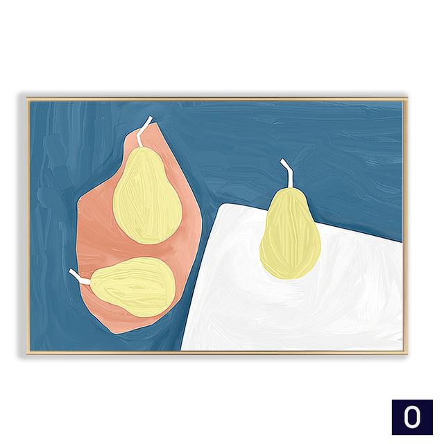 

Абстрактные цветочные картины на холсте, скандинавские современные постеры и принты, настенная художественная картина для украшения стен гостиной, Cuadros 21x30cm No Frame