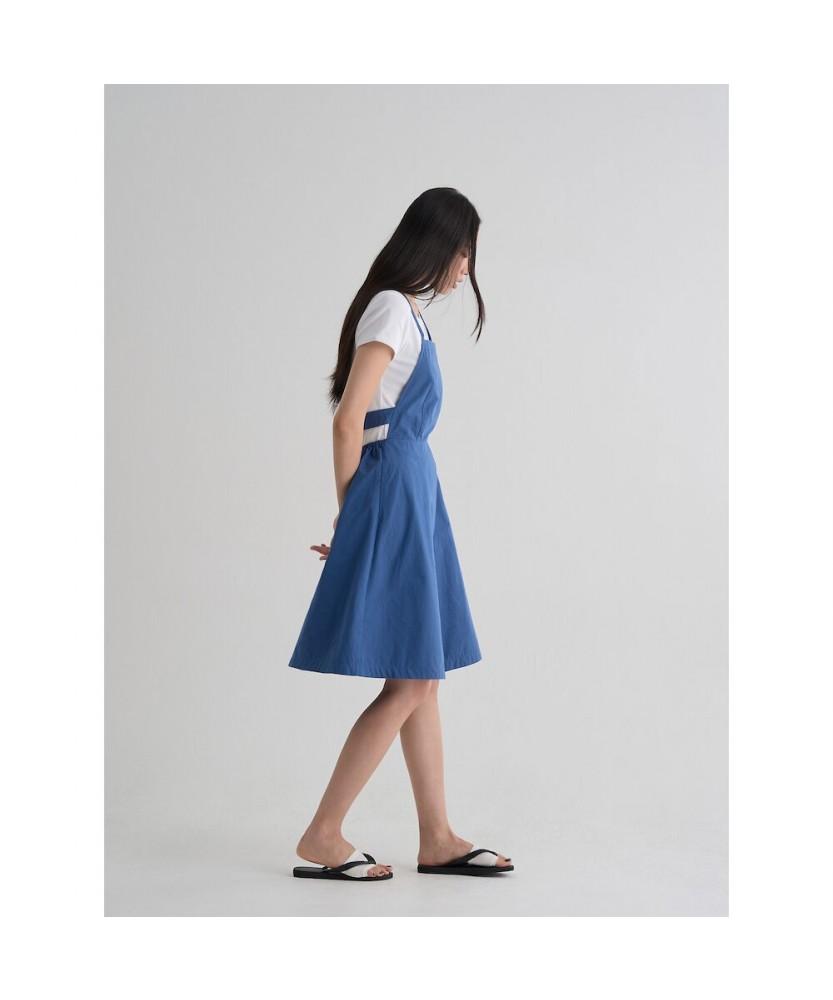 8SECONDS Apron Midi Dress Blue