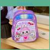 Mochila Infantil Labubu Com Design Fofo de Coração e Coelho Espaçosa e Estilosa para Crianças