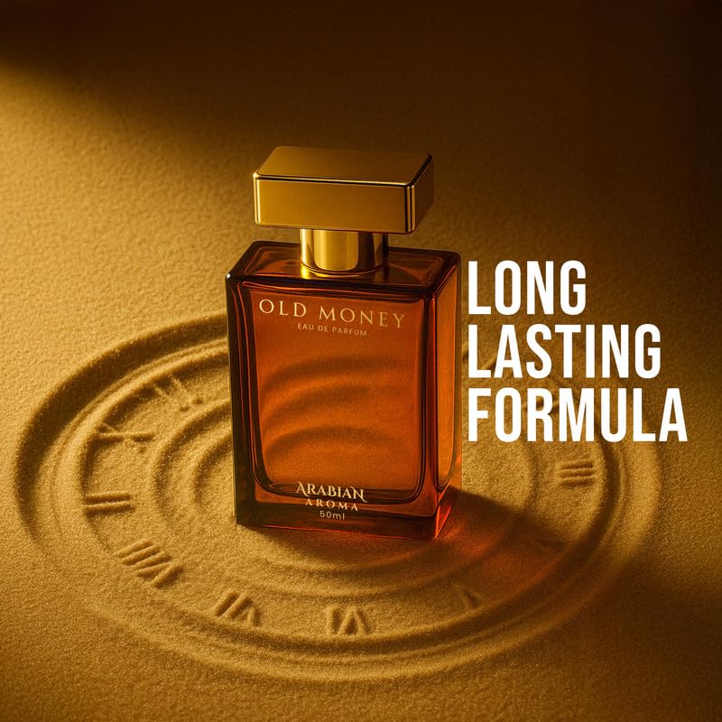 Arabian Aroma Old Money Apă de Parfum – Parfum de Lungă Durată pentru Bărbați – Parfumuri pentru Bărbați de Lungă Durată – 50ml