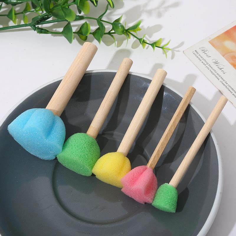 10PCS Paint Pottery Sponges for Paint Face Painting Sponge Kids Arts and Crafts Art Sponge for Painting HMS01