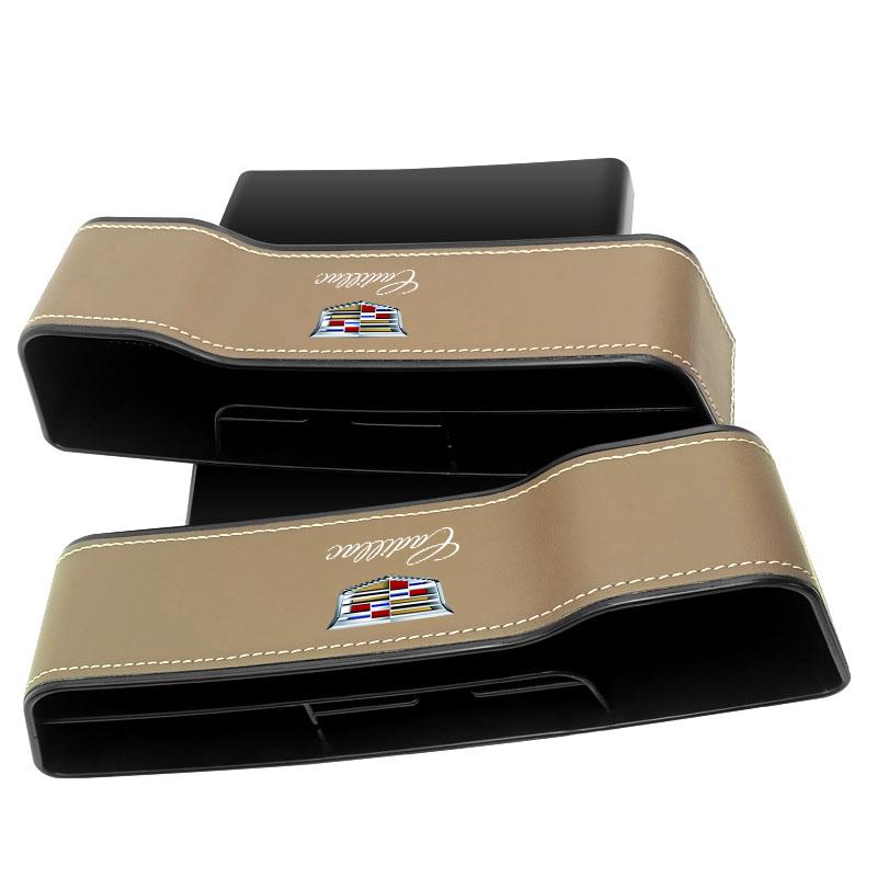 Autositz-Organizer Sitzspalt-Aufbewahrungsbox Multifunktions-Spalt-Füller-Halter für Cadillac Escalade Tiburon Deville Seville XT5 XTS CTS BLS SLS DTS