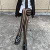 Anti Hook Ultra Thin Nylon Thigh High Stockings Pantyhose Lingerie Hosiery Striped Body Stocking New Sexy Women Tights Pantyhose